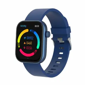 Смарт-часы Denver SWC-185BU с 1.85-дюймовым AMOLED-экраном, Bluetooth и алюминиевым корпусом