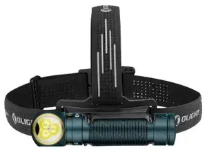 Olight Perun 3 Rechargeable LED Flashlight, 3000 Lumens, 160m Beam Distance, Dream Blue