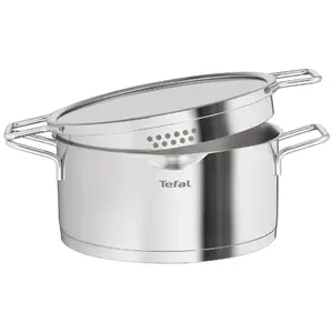Tefal Nordica H85246 Pan and Pot Set Stainless Steel 24 cm 4.8 L
