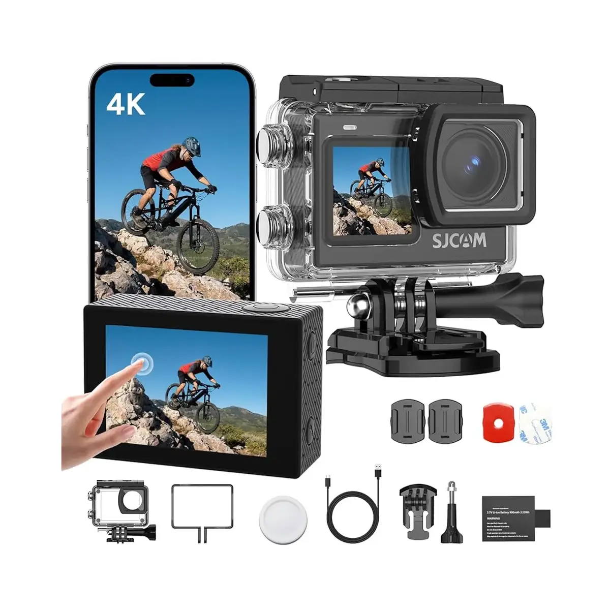 Спортивная камера SJCam SJ6 Ultra 4K с двумя экранами Photo 2