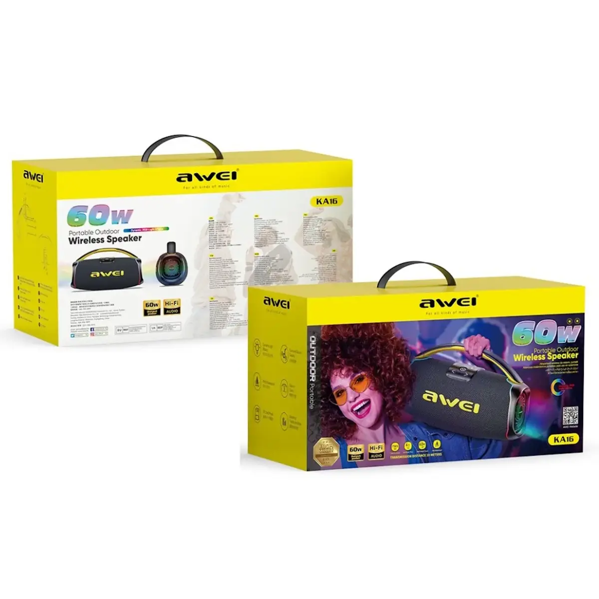 Awei KA16 Portable Bluetooth Speaker 60W Photo 6