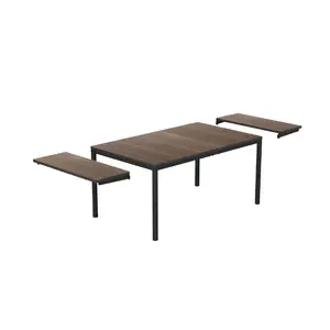 Садовый стол Keter Deco Porto Nova раздвижной 200-280 см орех/черный