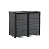 Keter Hide Away 2x240L Waste Bin Storage Container Photo 2