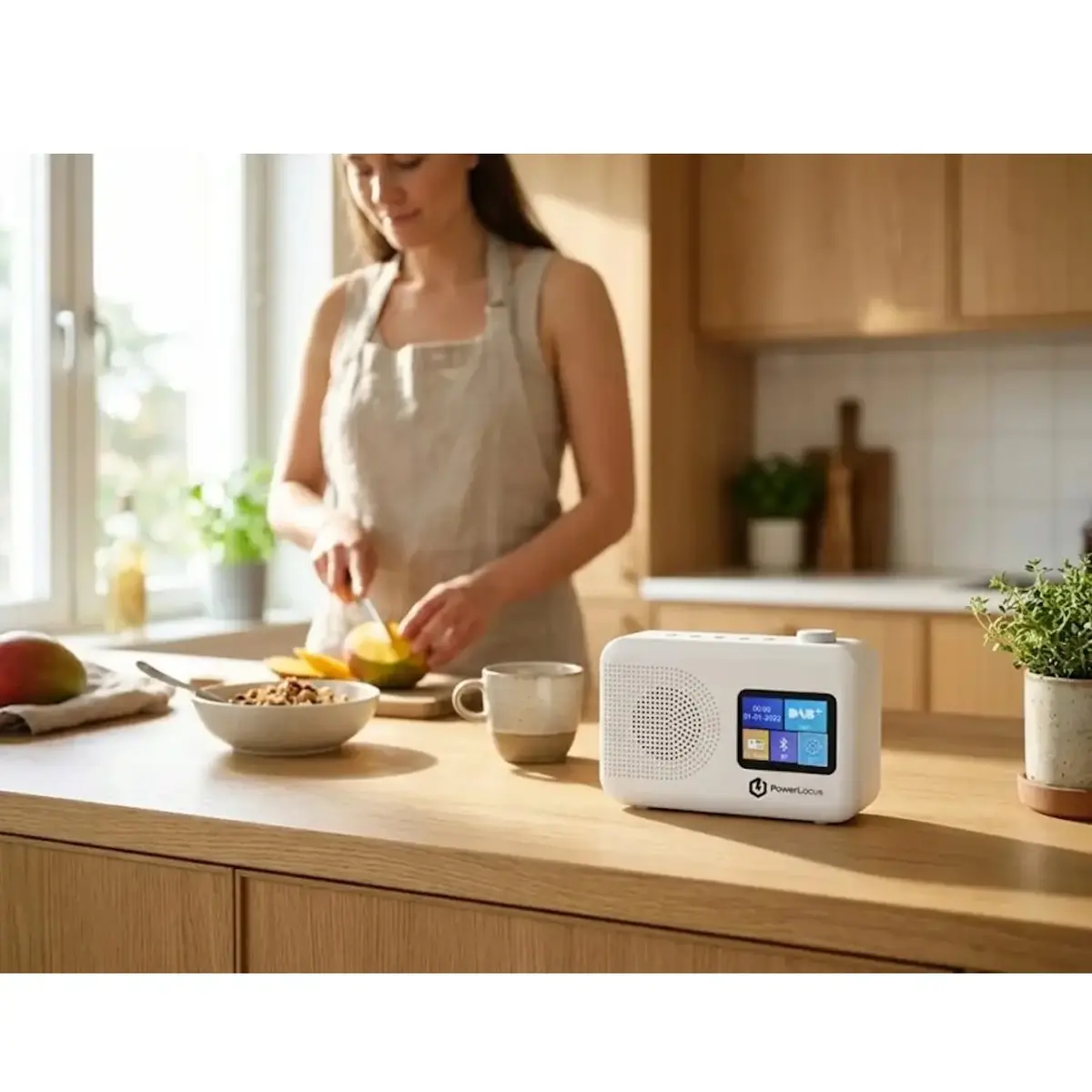 Портативное радио PowerLocus DAB+/FM/AM с Bluetooth и будильником Photo 3