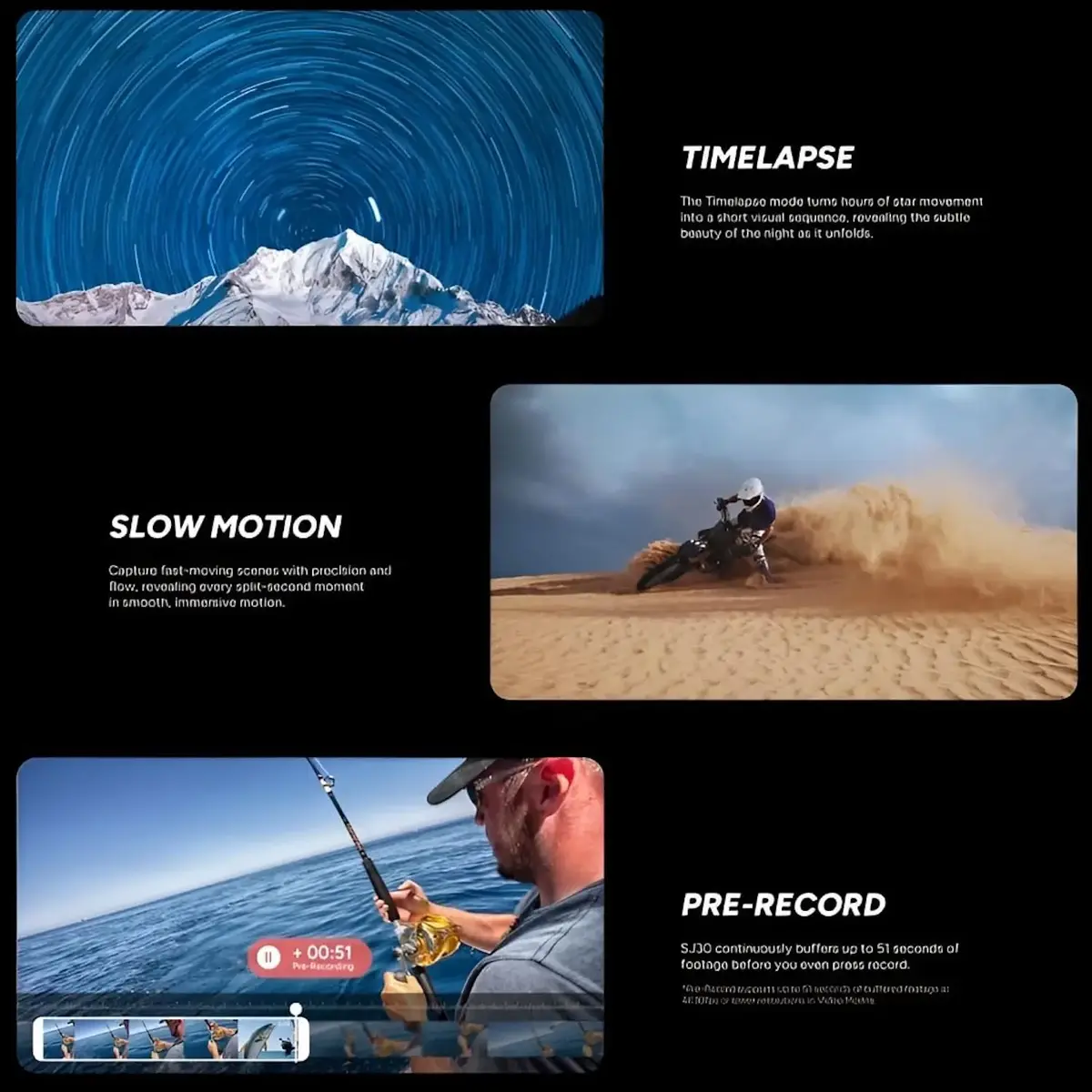 SJCam SJ30 Dual Lens 8K Action Camera with Accessories Photo 2