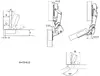 REJS TJ01.7111.01.064 External Clip-On Hinge 155° Photo 2