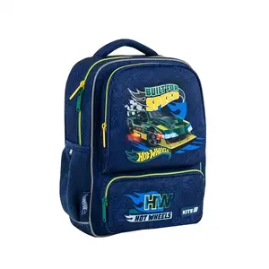 School backpack HW25-559XS, blue col., 24.x9.5x32.5 cm