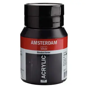 Talens Amsterdam Standard Series akrila krāsa, 500 ml, Oxide Black 735