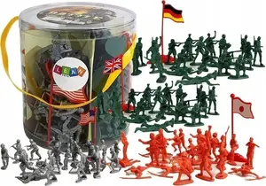 Figurka LeanToys Zestaw figurek żołnierzy 100el