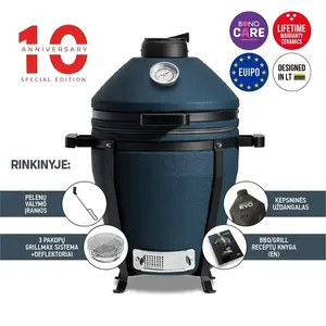 Kamado Bono MINIMO EVO 16 Ceramic Grill, 54 cm, Blue
