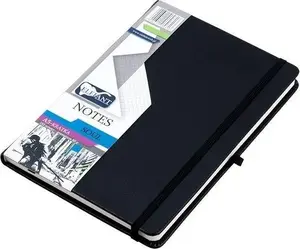 Elefant Soul A5 Notebook, Grid, Black