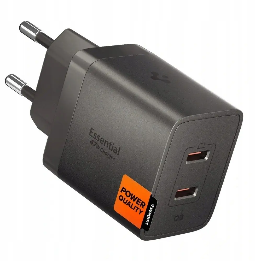 Spigen Essential EE472EU-GaN 47W 2-portu tīkla