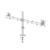 Hama Dual Monitor Mount 13"-35" Height-Adjustable White Photo 3