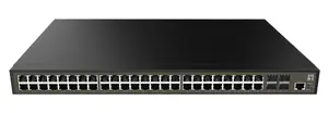LevelOne GEL-5271 Managed L2+ Network Switch with 48 Gigabit Ethernet Ports and 10G Support