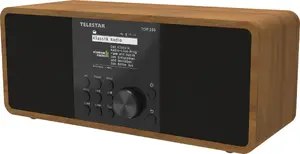 Wooden multifunction radio station TELESTAR TOP 25