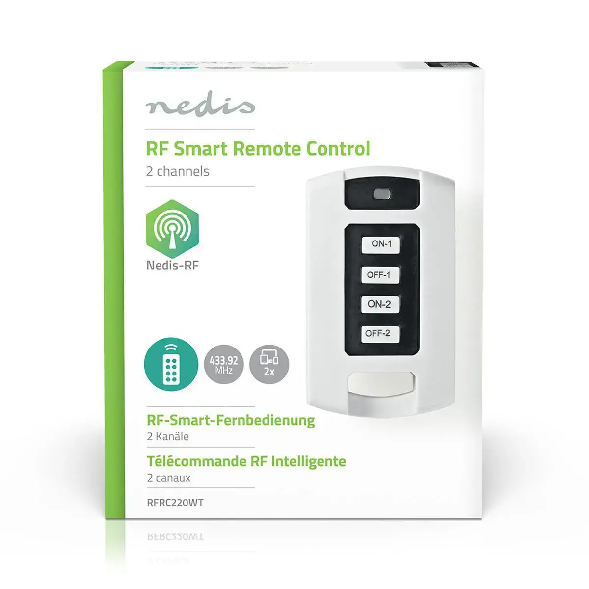 Nedis RFRC220WT Universal RF Wireless Remote Control Photo 4