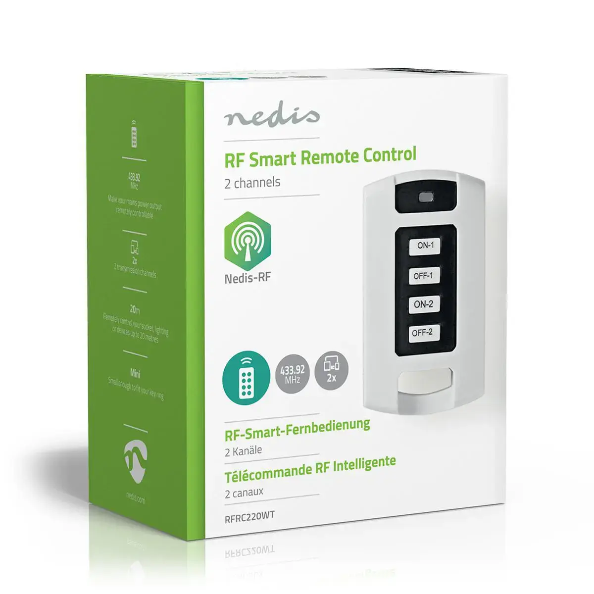 Nedis RFRC220WT Universal RF Wireless Remote Control Photo 6