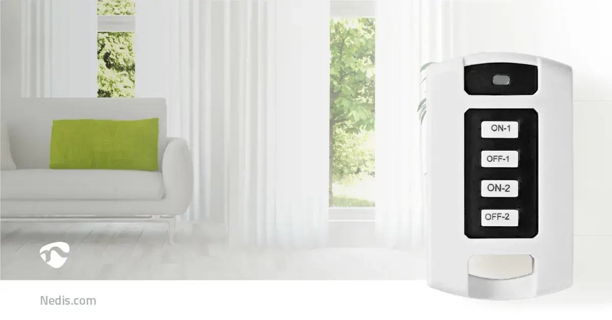 Nedis RFRC220WT Universal RF Wireless Remote Control Photo 7