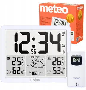 Meteo SP209 Wireless Weather Station with Barometer, Thermometer and DCF Clock