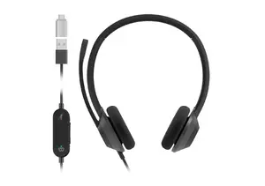 Cisco 322Q USB-C Wired Dual On-Ear Headset with Microsoft Teams Controller