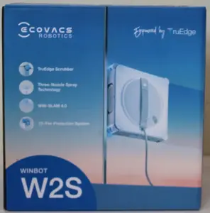 Ecovacs WINBOT W2S Corded Window Cleaning Robot, 8000 Pa, White, Demo Unit
