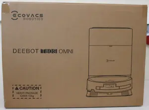 SALE OUT. Ecovacs DEEBOT T80S OMNI BLACK Vacuum cleaner, Robot, Wet&Dry, 24800Pa, TruEdge 3.0, AIVI 3D 3.0, 6400 mAh, Black + Auto-empty sta | Ecovacs Robotic Vacuum Cleaner | DEEBOT T80S OMNI BLACK | Wet&Dry | 6400 mAh | 24800 Pa | Black | SCRATCHED ITEM, DEMO
