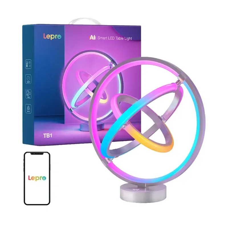 Lepro TB1 RGB galda lampa ar