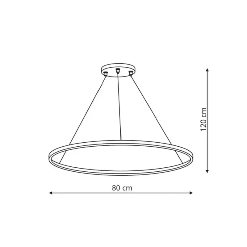 Light Prestige Ring LED Ceiling Luminaire 48W Photo 3
