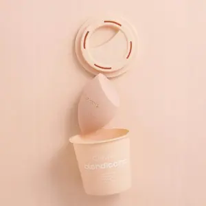 Aptel CLAVIER Blendiccino Makeup Sponge with Caffe Latte Cup Case