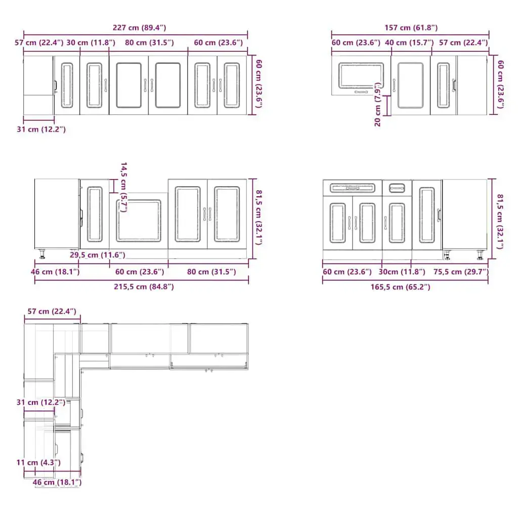 VidaXL 3314883 kitchen/dining storage cabinet 3314883 Photo 9