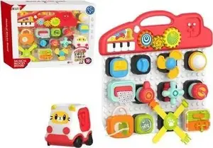 Сенсорная развивающая доска LEANToys для детей, 15 элементов
