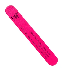 Peggy Sage Neon Pink Mini Nail File 180/240 Grit