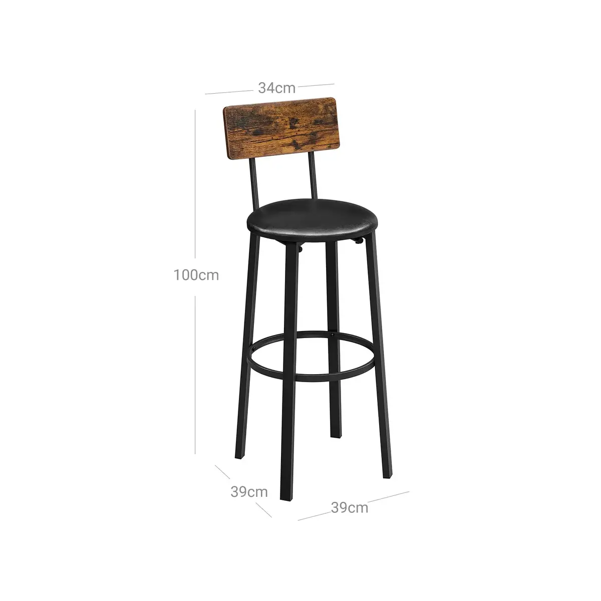 Vasagle LBC069B81 bar stool LBC069B81 Photo 6
