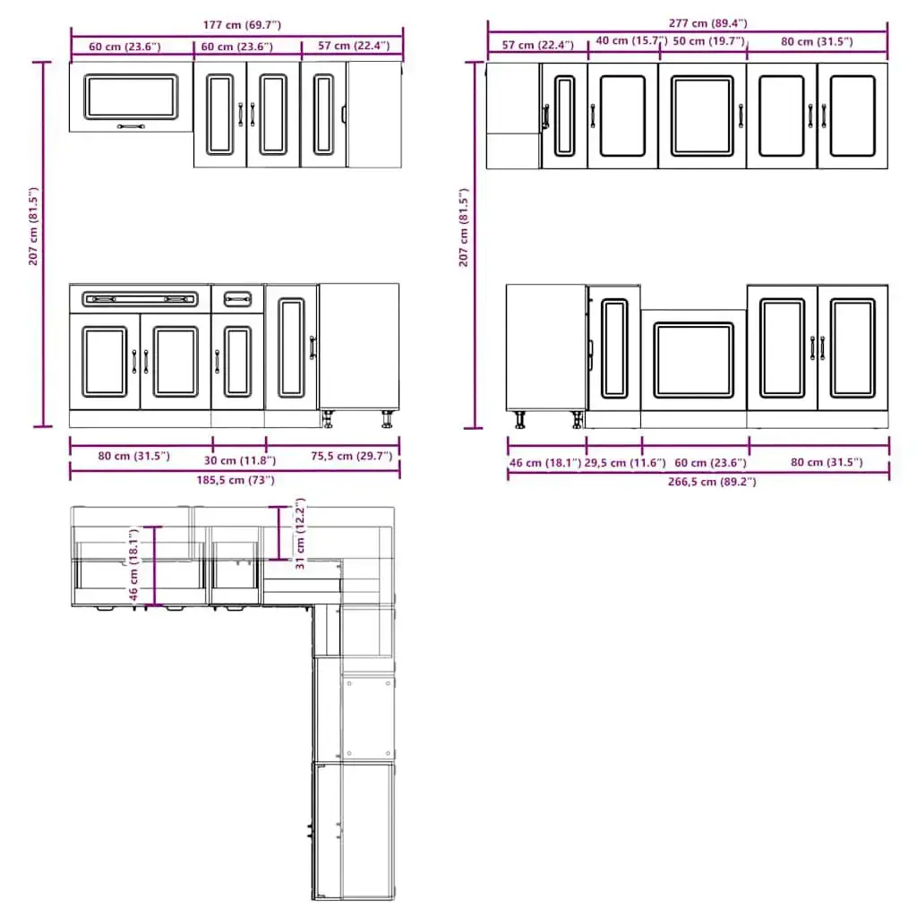 VidaXL 3314913 kitchen/dining storage cabinet 3314913 Photo 8