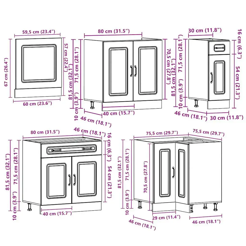 VidaXL 3314913 kitchen/dining storage cabinet 3314913 Photo 9