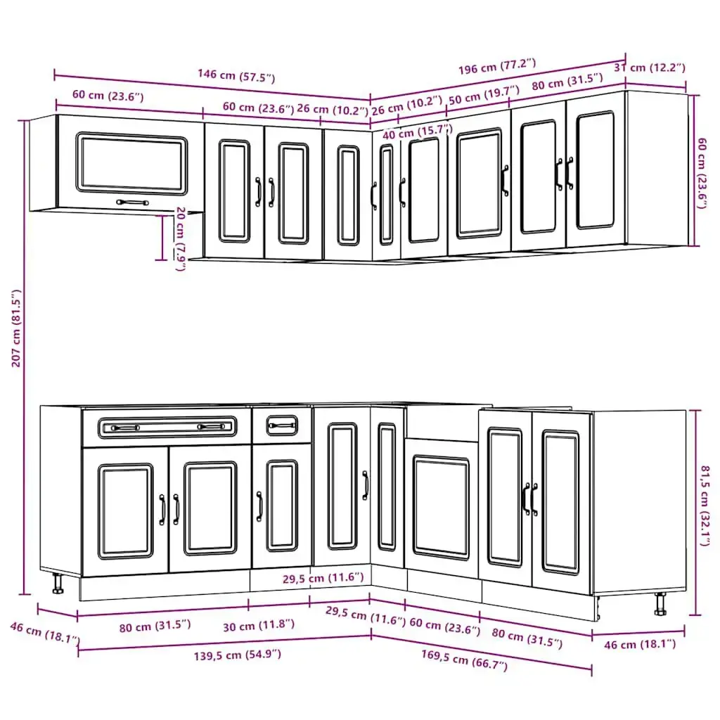 VidaXL 3314913 kitchen/dining storage cabinet 3314913 Photo 11