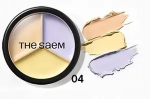 theSaem SAEM Cover Perfection Korektor do twarzy Triple Pot 04 Tone Up Beige