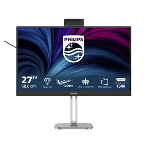 Компьютерный монитор Philips 4000 series 27B2U4601H/00 27 дюймов Quad HD IPS LCD 2560 x 1440 пикселей 120 Гц HDMI DisplayPort USB-C Встроенные динамики Черный