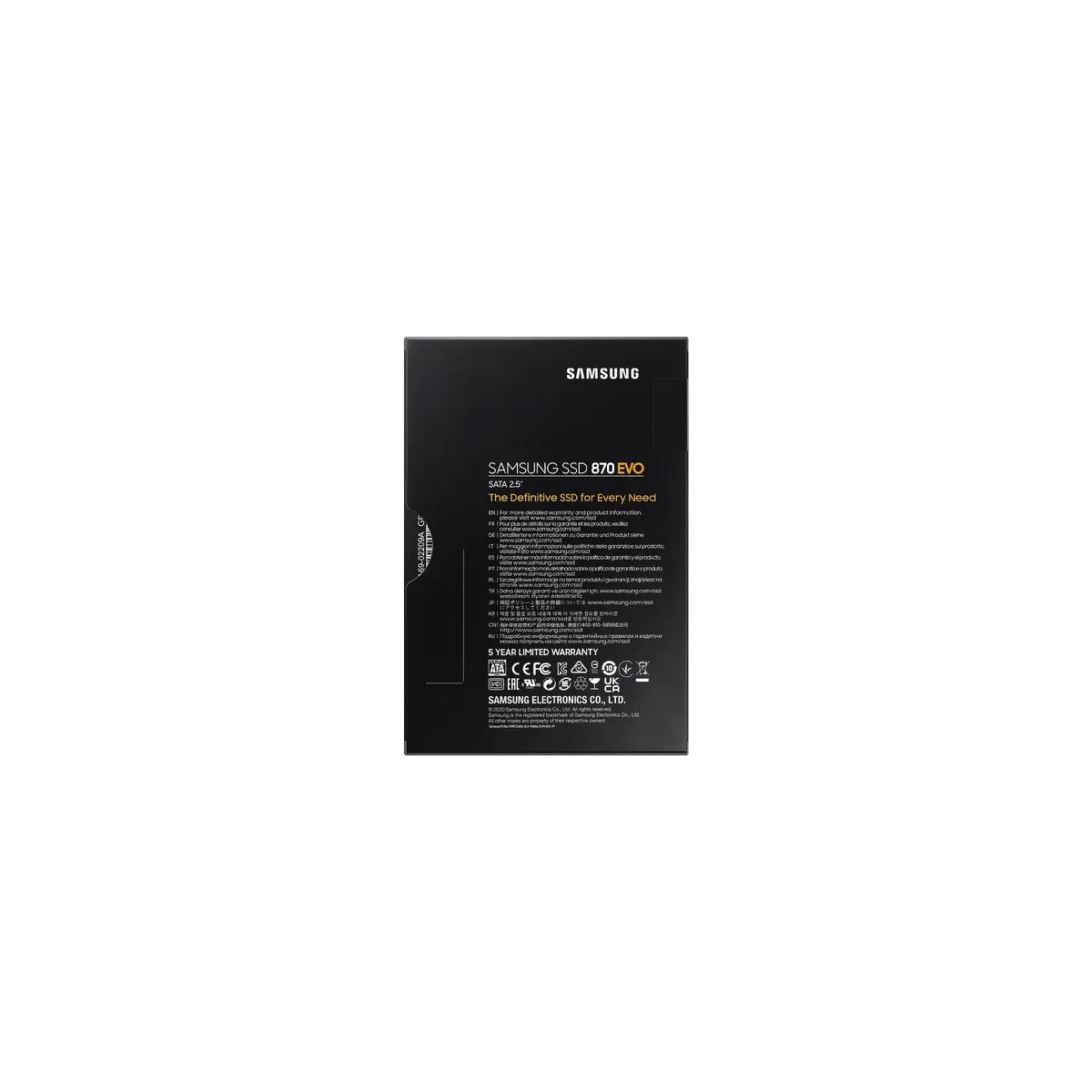 SSD накопитель Samsung 870 EVO 2 ТБ 2.5" SATA III Photo 7