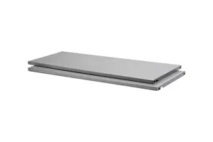 STEELBOARD. 2 STCK 800X400 MM GREY