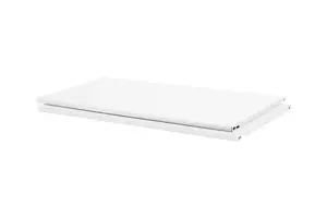 Shelf steelboard 2 pcs 800x400 mm white