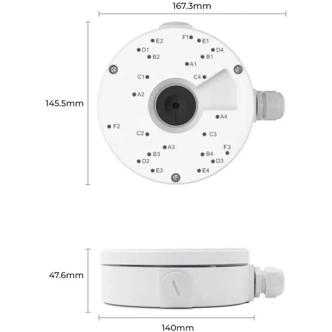 Монтажная коробка Reolink RLA-JBL1 для камер Photo 3