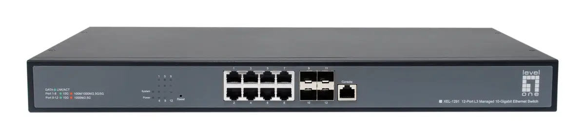 LevelOne XEL-1291 12-Port L3 Managed 10G Switch Photo 2