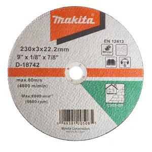 Makita D-18742 Cutting Wheel for Stone 230x2.5mm