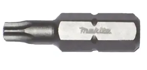Makita B-23597 Screwdriver Bit Set, 1/4" Drive, 25 mm, 3 Pieces