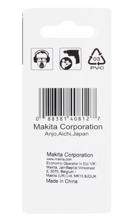 Skrūvgrieža uzgaļu komplekts Makita B-23597 Photo 3