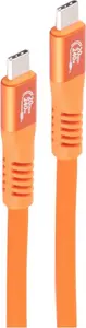 shiverpeaks ®--USB-C® Verbindungskabel, USB-C® Ladekabel, 3.2, 240W, orange, 1m (BS14-77027)