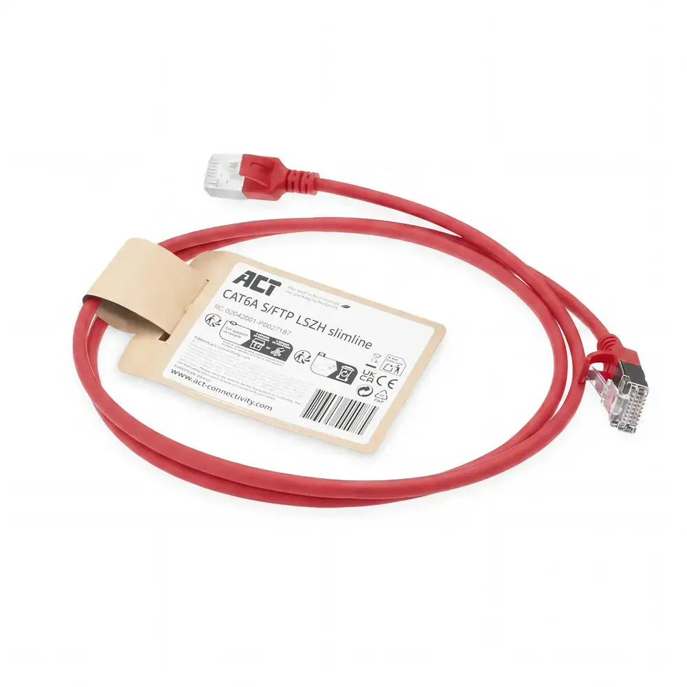 ACT DB7501 Cat6a S/FTP Network Cable 1m Photo 2