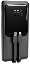 Enerģijas krātuve Gembird 20W 10000mAh 20W PD 18W QC 3.0 Integrated Cables