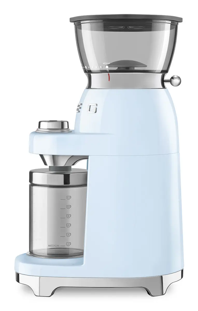 Жерновая кофемолка Smeg CGF03PBEU - Синяя Photo 2